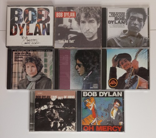 Bob Dylan CD Lot of 8: 30th Anniversary-Love & Theft-Nashville Skyline-Oh Mercy+