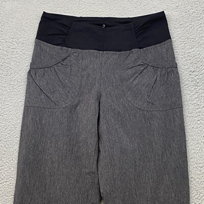 SANTINY Pantalon pour femme avec 3 poches taille haute 7/8 extensible