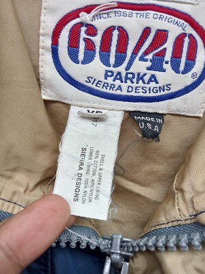 Vintage 90s Sierra Designs 60/40 Mountain Parka Jacket Mens
