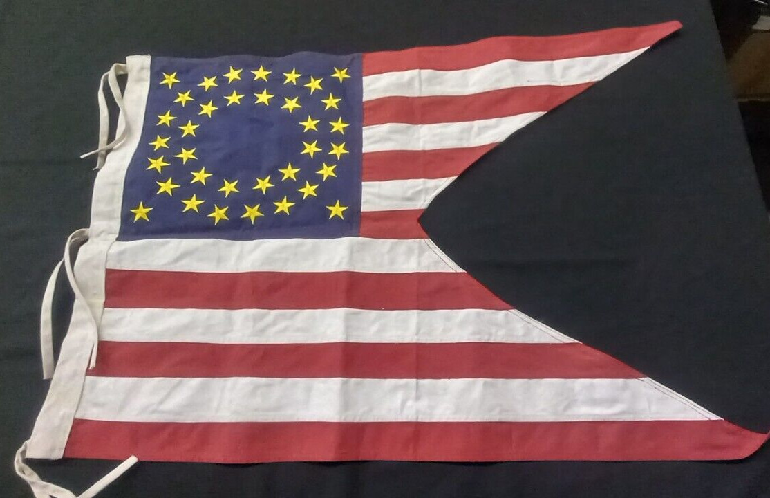 Civil war Swallowtail flag  reproduction