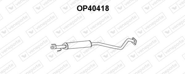 Silencieux intermédiaire Opel Astra G 3 5 portes break pot echappement central 1.4 16V