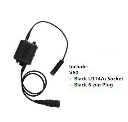 AMP Tactical Communication Headset Noise Reduction Shooting Earmuff V20 V60 PTT - Picture 22 of 24