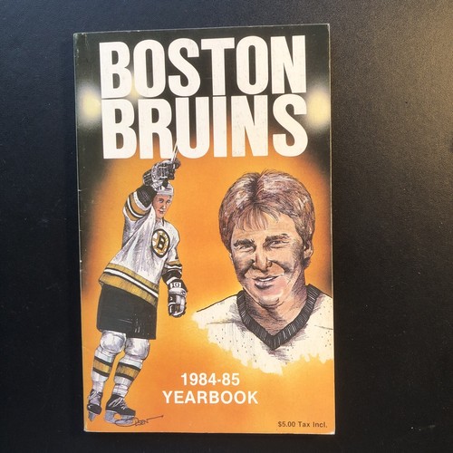 Boston Bruins 1984-85 Yearbook.
