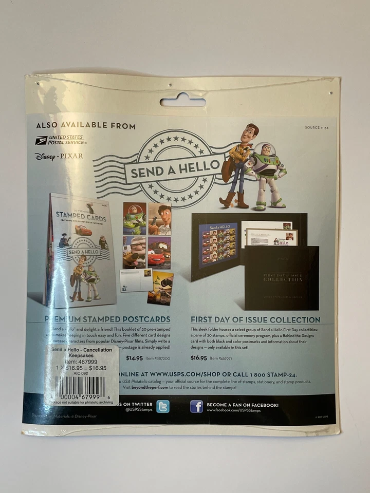 USPS Disney Pixar Toy Story Sealed Cancellation Keepsakes - FDC First Day - Image 3 of 4