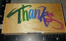 Thanks, big,rubber stampede, B212,wooden