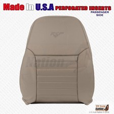 1999 2000 2001 Ford Mustang Gt Passenger Lean Back Cover Perforated Leather Tan 1999 2000 2001 Ford Mustang Gt Passenger Lean Back Cover Perforated Leather Tan