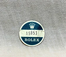 ROLEX 15053 Caseback CASE BACK Sticker Certificate Oyster Perpetual Date OEM