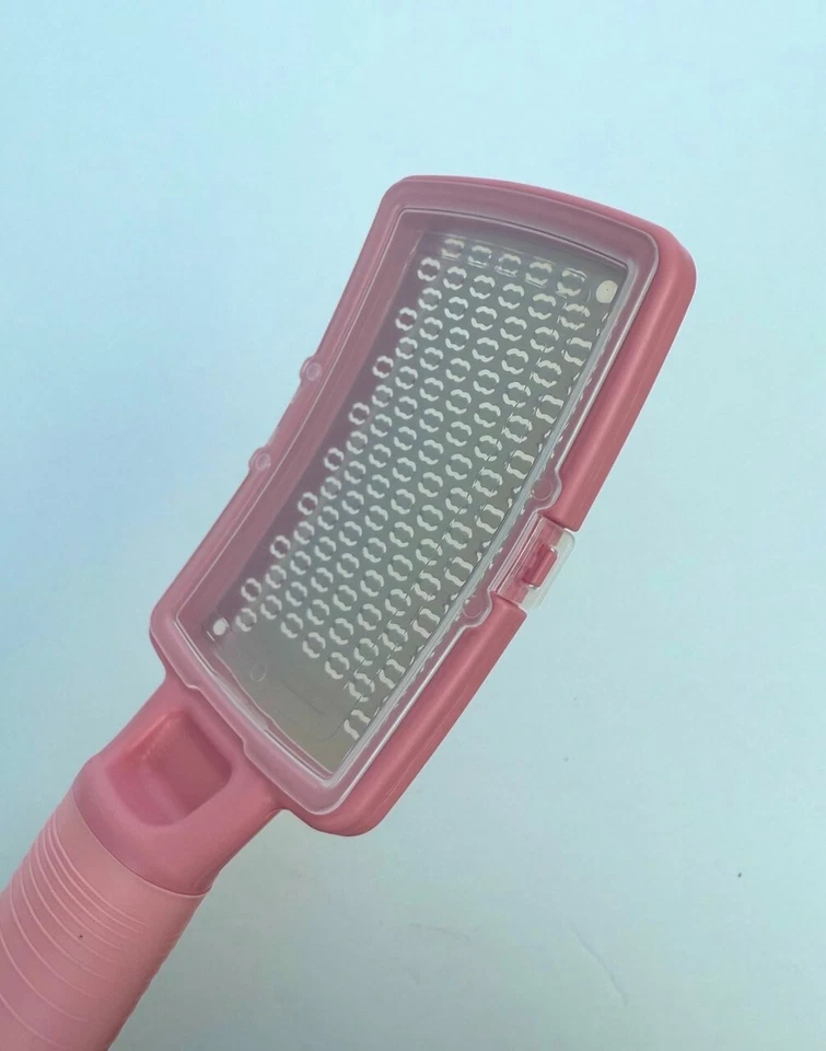 Removedor de callos CALA Silky Glide Pro rosa pastel, lima de pies profesional Foto 2 de 4