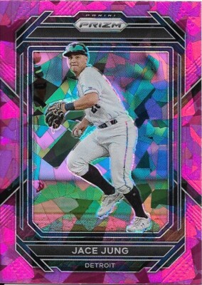 Jace Jung - 2023 Panini Prizm Pink Ice #77 - Detroit Tigers | eBay