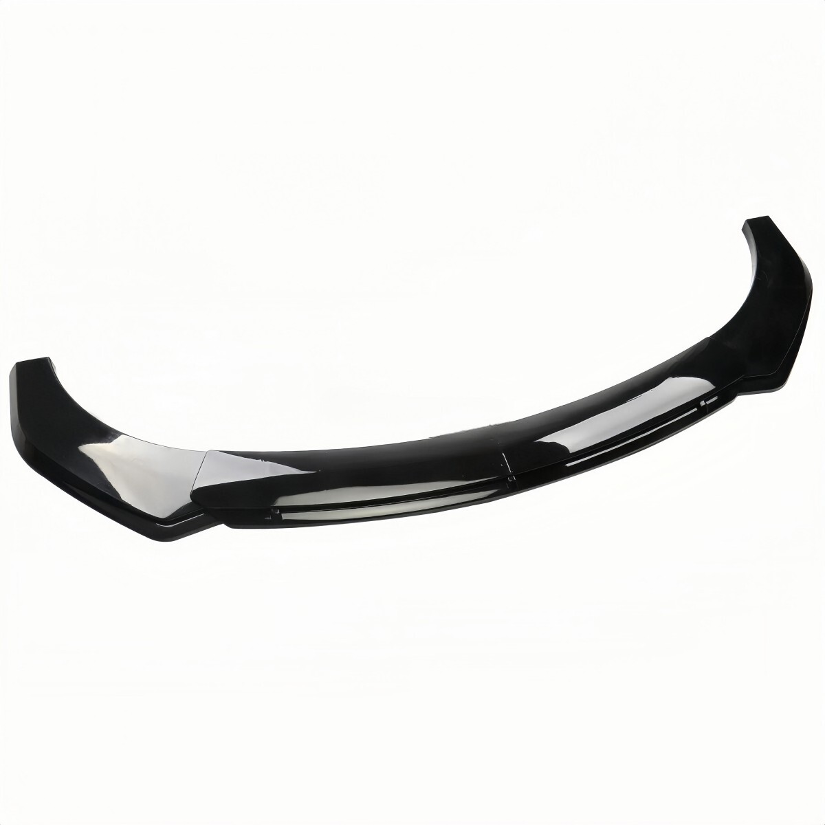 Front Bumper Lip Spoiler Splitter For Audi A4 B9 S4 Sedan 2017-2019 Glossy Black