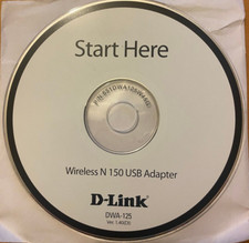 D-Link Wireless N 150 USB Adapter DWA-125 Installation CD