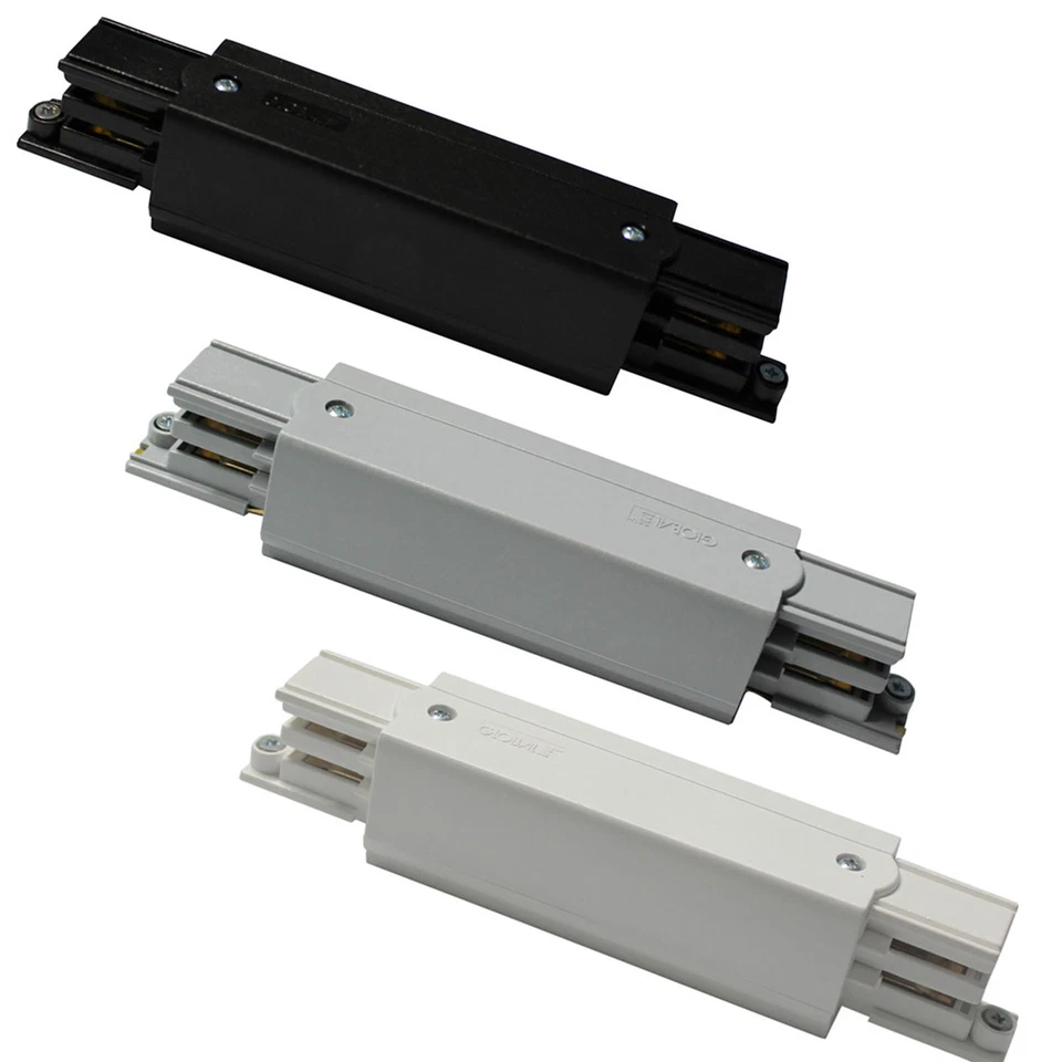 GLOBAL TRAC Global 3-Phasen-Stromschiene Mitteleinspeisung Anschluß Universalstromschiene