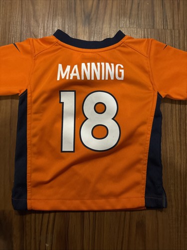 2T Toddler Denver Broncos Jersey #18 Manning - Picture 3 of 4