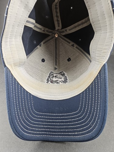 adidas UCONN HUSKY Fitted Baseball Hat Cap One Size Fits All Stitched MINT! - Picture 10 of 10