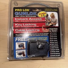 Pro-Lok Gunlok Trigger and Cable Lock GL650KD Gun Lock Gun Safety BRAND NEW