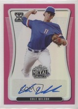 2020 Leaf Metal Draft Pink Rainbow 5/20 Cole Wilcox #BA-CW1 Auto 1u6