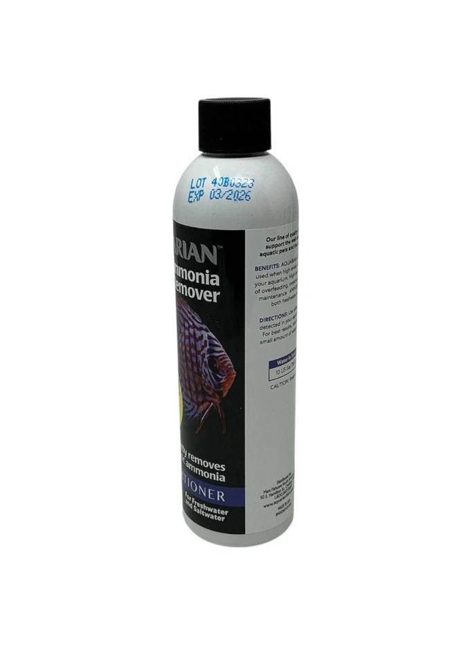 Aquarian Ammonia Remover 8 oz From the makers of EPI ( 1 Bottel ) - Image 2 of 3