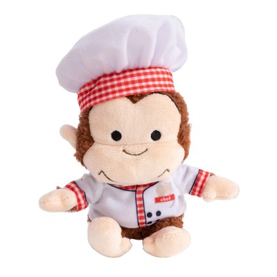 PREFERRED Curious George Cuteeze Monkey Stuffed Animal Plush Cooking Chef Toy...