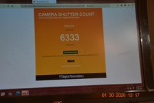 EXC COND NIKON D3100 w/FULL KIT INCL LENS REMOTE USB CHARGER AND BAG LOW SHUTTER