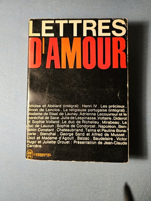 Lettres   d'amour - Präsentation de  Jean-Claude Carrière - Französisch