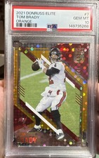 2021 Panini Donruss Elite - Tom Brady #7 Orange /49 PSA 10