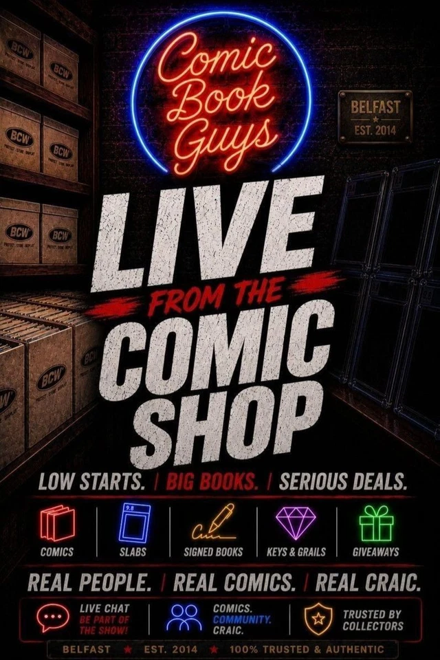 COMIC BOOK GUYS LIVE 🎡 STAN WHEEL TONIGHT ⚡A LEEgendary LIVE FROM THE SHOP