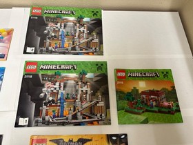 The LEGO Batman Movie Dimensions Minecraft 21118 70905 Instruction Manuals Lot