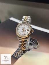 Rolex Ladies Datejust - Factory White Diamond Dial - 69173 - Full Set