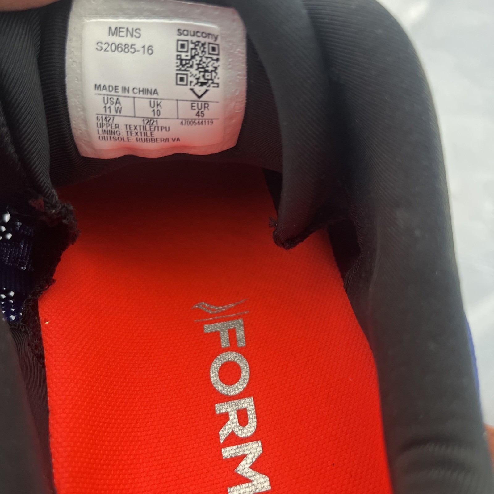 Saucony Guide 15 Shoes  Mens 11 Wide Blue Running Sneakers PWRRUN S20685-16 thumbnail 8