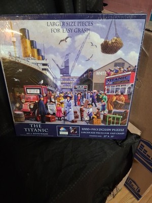 EUC! Ravensburger 1000pc TITANIC S MAIDEN VOYAGE! jgsw pzle 2011-Rare! PRISTINE!