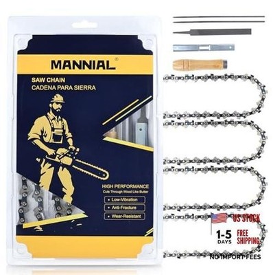 GTA26 4 Inch Mini Chainsaw Chain 4-Pack with 4'' 1/4''LP .043'' 28DL*4 Chains