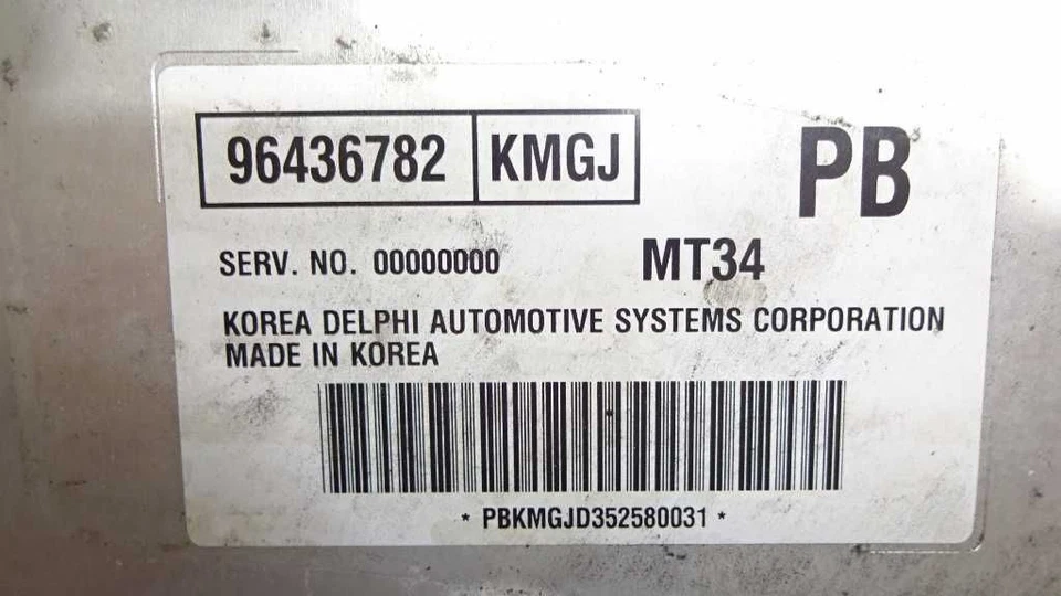 ENGINE ECM AUTOMATIC TRANSMISSION FITS 06 FORENZA 608552 Foto 3 de 4