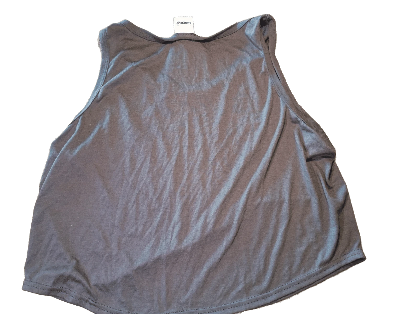 Duofold Womens HyDRID Lightweight Tank Top Large Blue CoolMax Base Layer