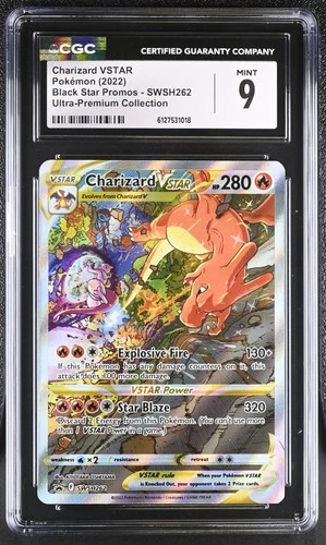 CGC 9 MINT Charizard VSTAR SWSH262 PROMO Ultra-Premium UPC Pokemon Card