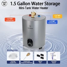 Westinghouse Mini-Tank Water Heater Electric 120V Under Sink Hot Water Heater