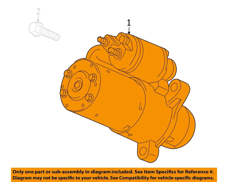 Starter Motor Fits 07-09 VITARA 1470778 Foto 3 de 4