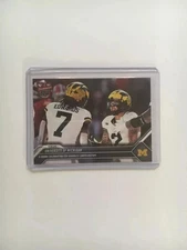 2023 BOWMAN U NOW FOOTBALL #30 UNIVERSITY OF MICHIGAN 1,000th VICTORY 1486 MADE