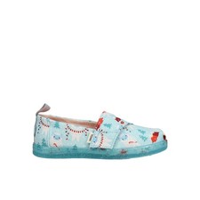 TOMS Alpargata Slip On Toddler Girls Blue Flats Casual 10017617T