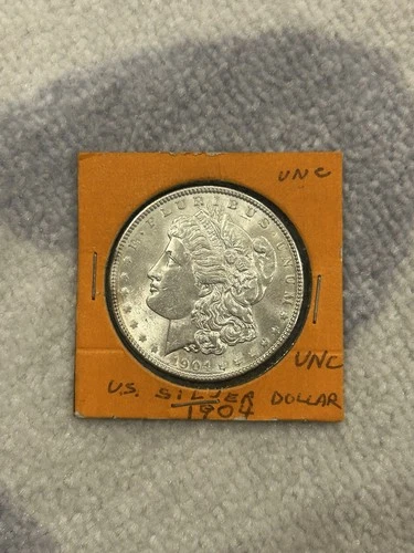 1904 Morgan Silver Dollar $1 Philadelphia UNC/AU