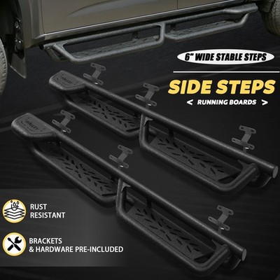 Drop Side Steps 17-26 Ford F250 F350 Superduty Crew Cab Running Boards