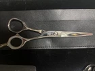 MIZUTANI SCISSORS Blunt Cut Scissors Right Handed Offset Japan with WHITE Ring