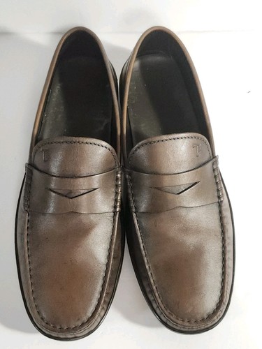 Tods Gommino Driving Halbschuhe Herren Gr. 7 Schuhe Mokassins Braun Leder Slipper - Bild 7 von 11