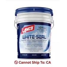 White-Seal 5 Gal. Acrylic Elastomeric White Reflective Roof Sealer