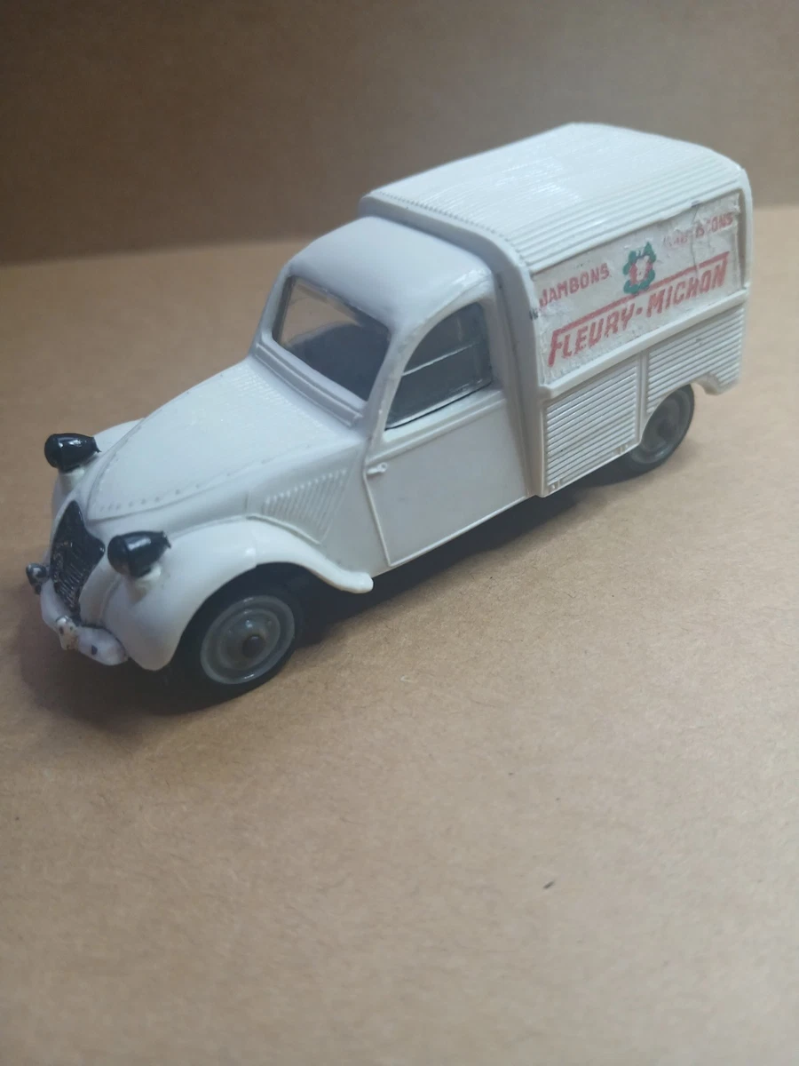 Miniature Norev 1/43 Citroën 2CV Fourgonnette AZU Formica - Modèle Multicolore En Zamak, Occasion