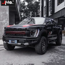 Front Center Grille Letter W/ Tailgate Letter Sticker For Ford F150 Raptor 17-19