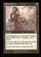 1x Barbed Wire - Mercadian Masques - LP - MTG
