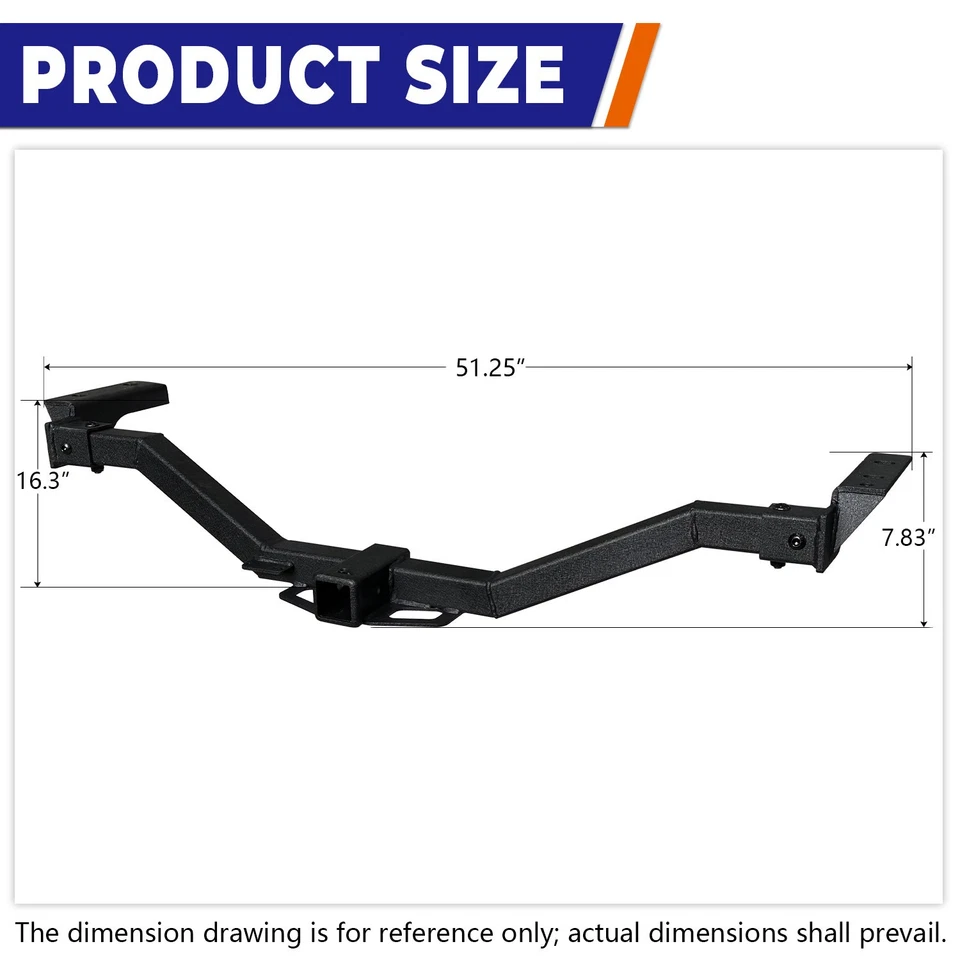 Vijay For 2011-2019 Ford Explorer Class 3 Trailer Hitch 2"  Rear Tow Receiver - Image 4 of 4