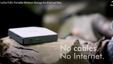 LaCie Fuel 2TB Wireless Portable Hard Drive USB 3.0 Wi‑Fi Mobile Storage