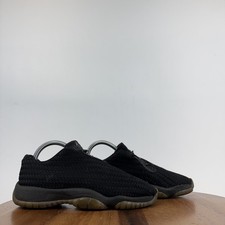 Kids Childrens Nike Jordan Future Low Gamma Black Shoes Sneakers Size 5 Y GUC
