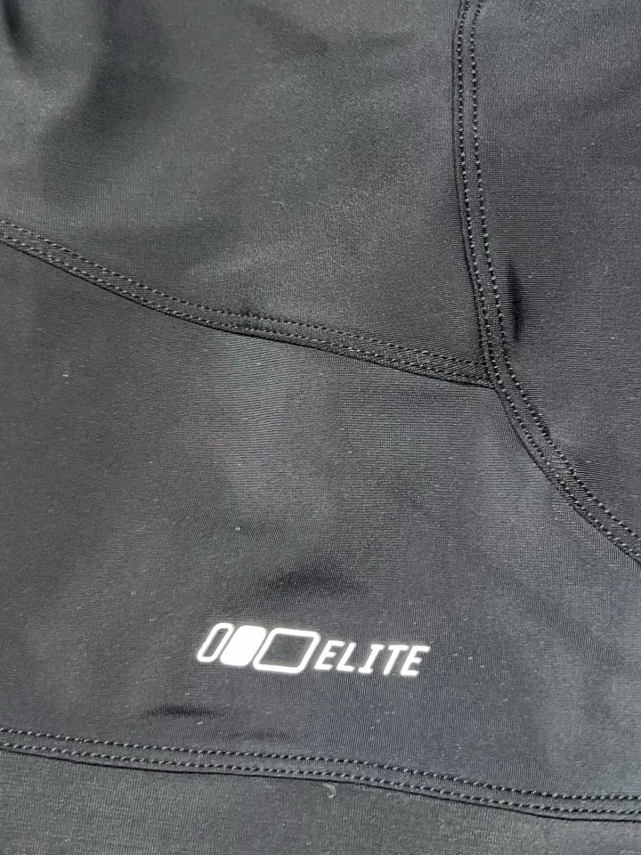 Pantalones cortos de ciclismo acolchados negros Pearl Izumi Elite para hombre talla grande Foto 4 de 4